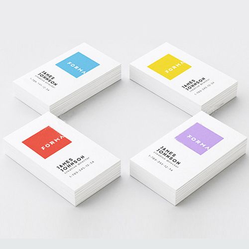超白布紋名片